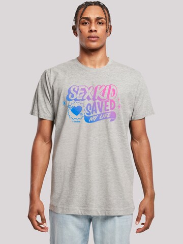T-Shirt 'Sex Education Sex Kid Blend Netflix TV Series' F4NT4STIC en gris : devant