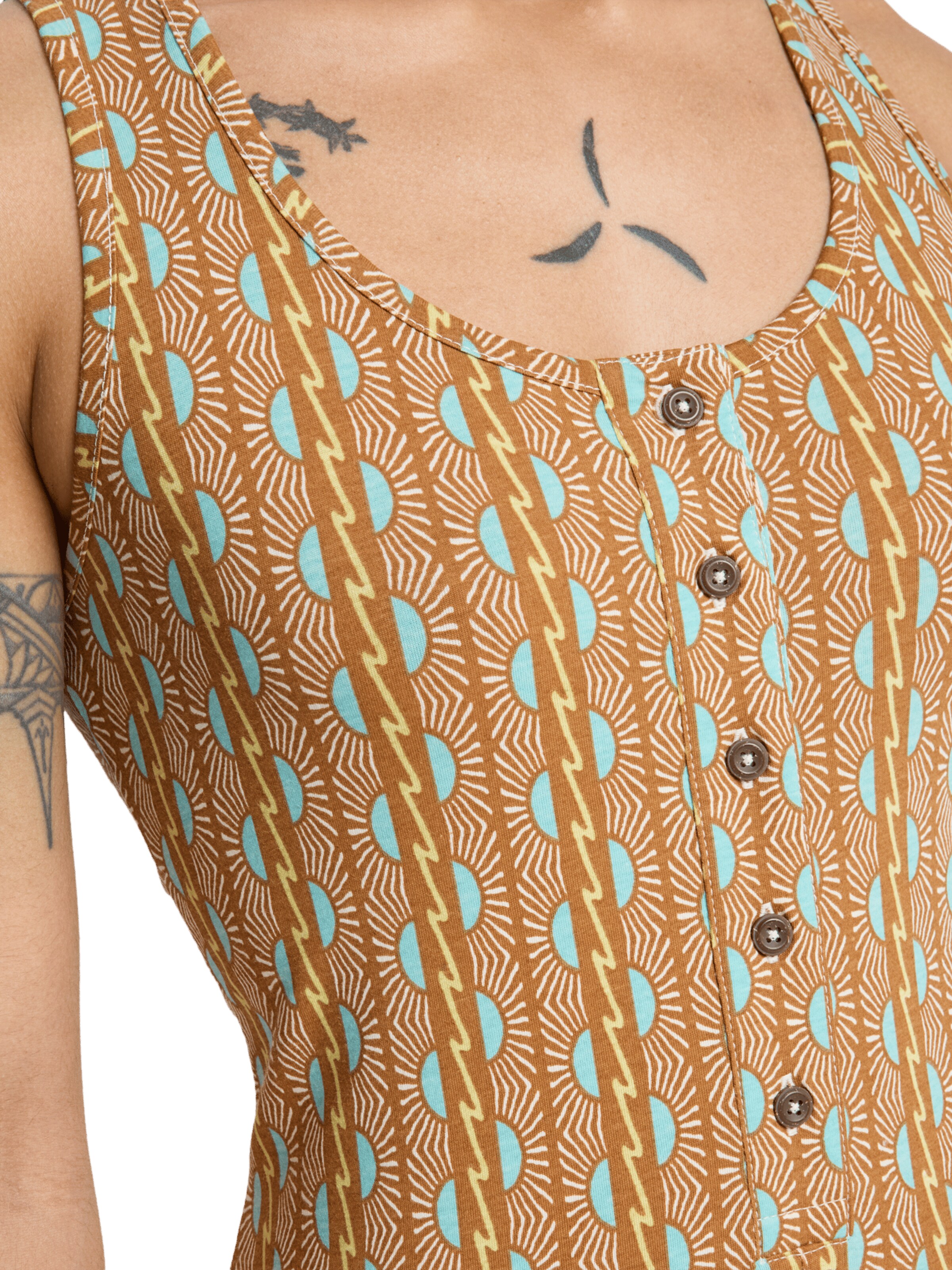 QUIKSILVER Jumpsuit 'Coolmore' in Brown