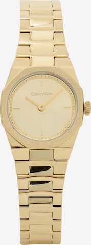 Calvin Klein Αναλογικό ρολόι 'Geometric Elegance' σε χρυσό: μπροστά