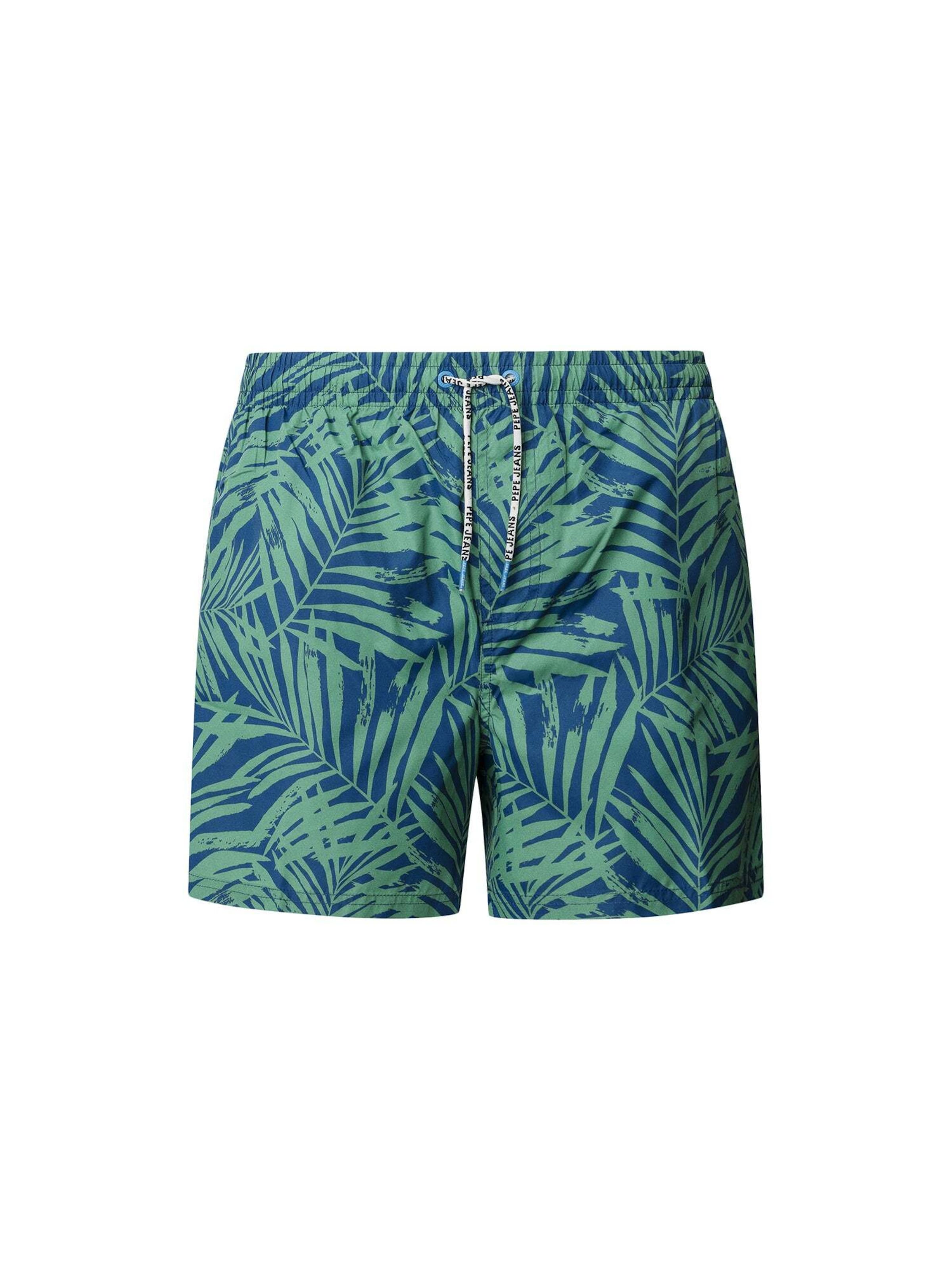 Pepe Jeans Zwemshorts 'LEAF' in Groen: voorkant