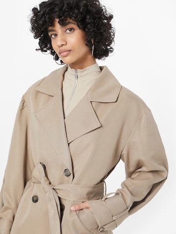 SAINT TROPEZ Between-Season Jacket 'Sille' in Brown