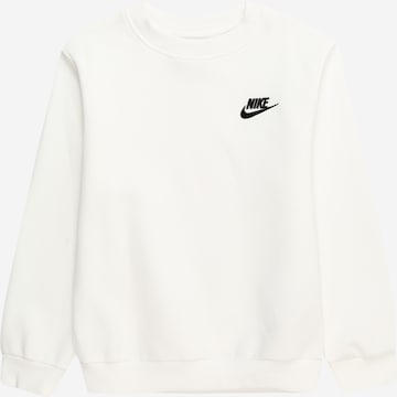 Nike Sportswear Sweatshirt 'CLUB FLEECE' in White: front