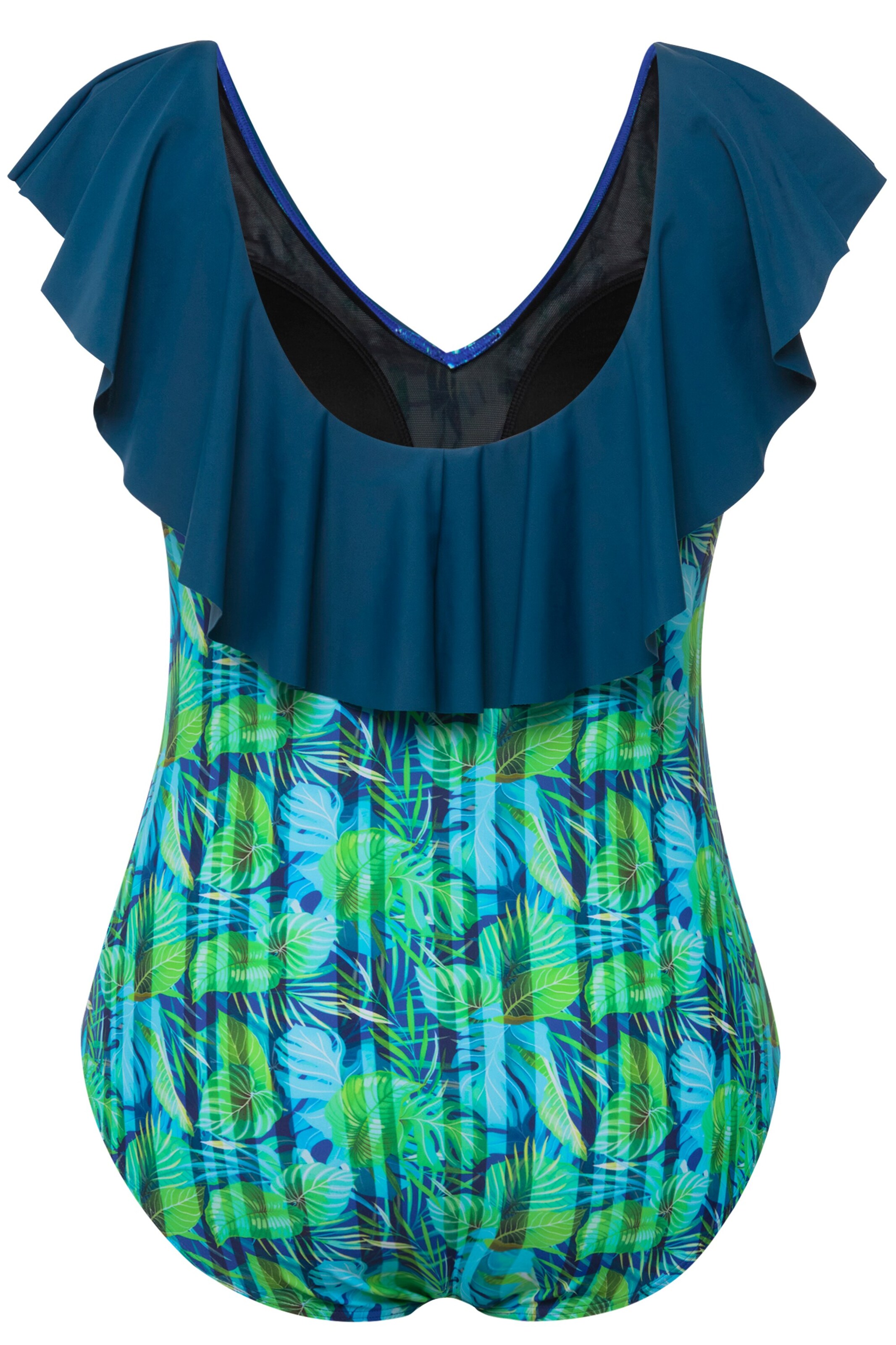 Ulla Popken Bustier Badpak in Groen