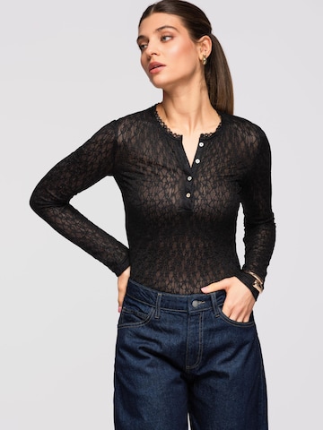Camicia da donna di Ombre in nero