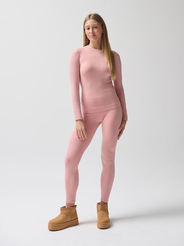 NoWear Sportunderkläder i rosa: framsida