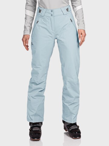 Schöffel Regular Outdoorbroek 'Weissach ' in Blauw: voorkant