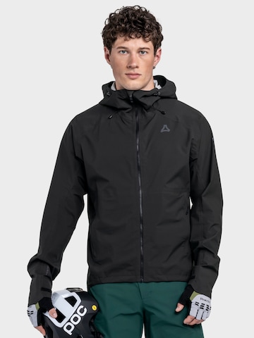 Schöffel Outdoorjas 'Tajiva' in Zwart: voorkant