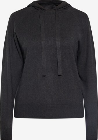 SANIKA Sweatshirt in Zwart: voorkant