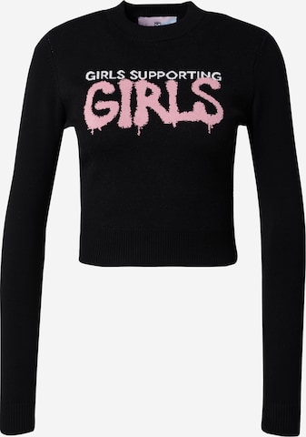 Pull-over Chiara Ferragni en noir : devant