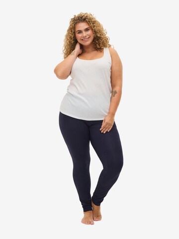 Skinny Leggings de la Zizzi pe albastru