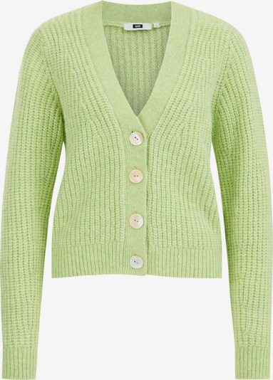 WE Fashion Cardigan en vert clair, Vue avec produit