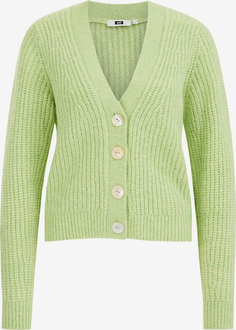 Cardigan WE Fashion en vert : devant