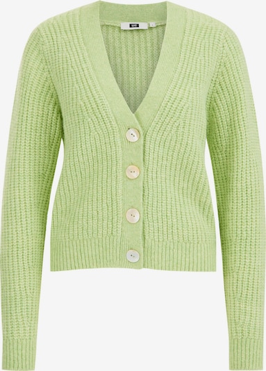 WE Fashion Adīta jaka, krāsa - gaiši zaļš, Preces skats