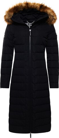 Superdry Winter Coat 'Artic' in Black: front