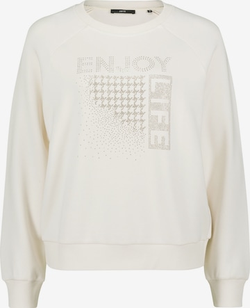 Sweat-shirt zero en beige : devant