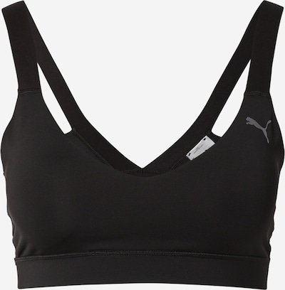 Sportinė liemenėlė 'PWRSHAPE' iš PUMA, spalva – pilka / juoda, Prekių apžvalga