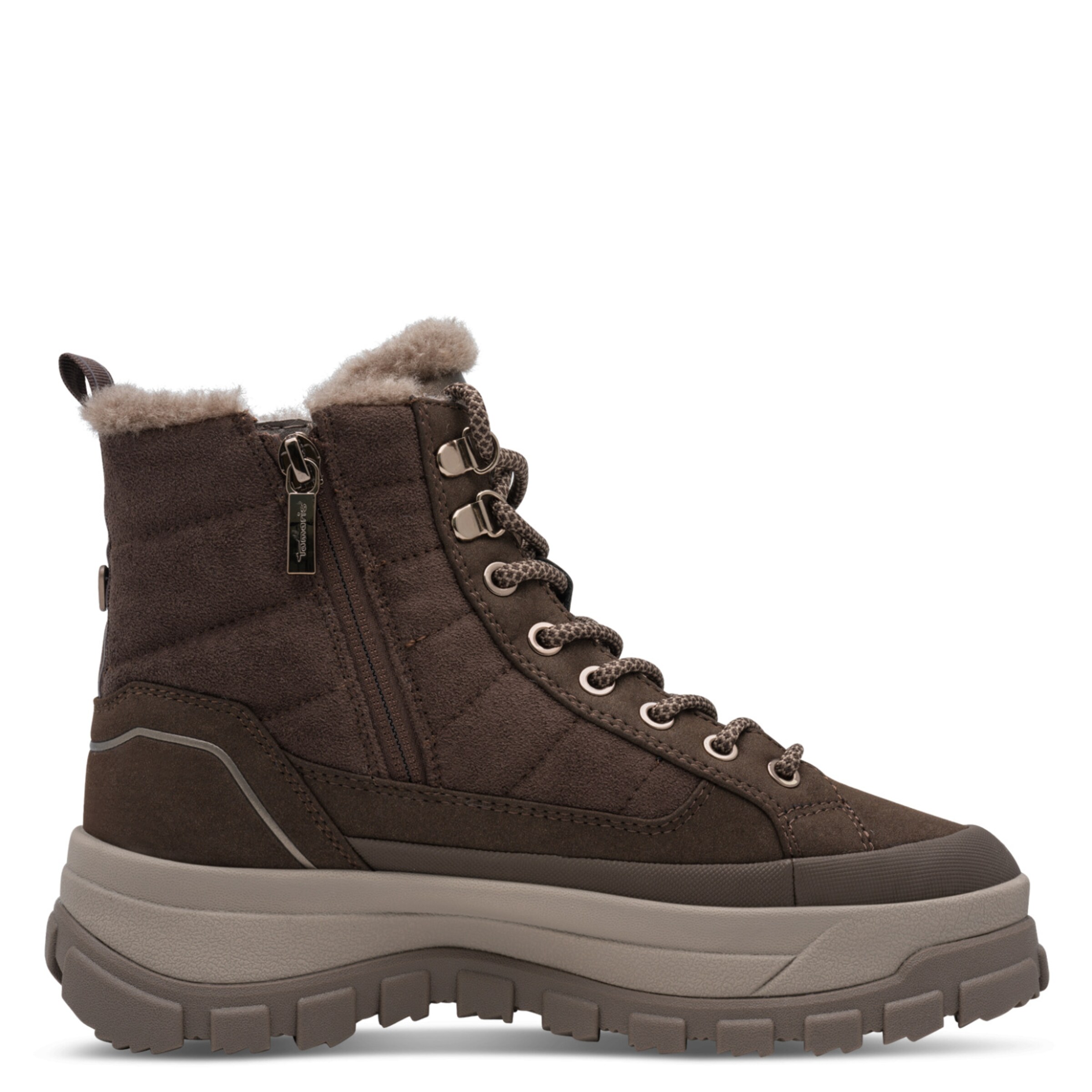 Tamaris Schnürstiefelette in Braun