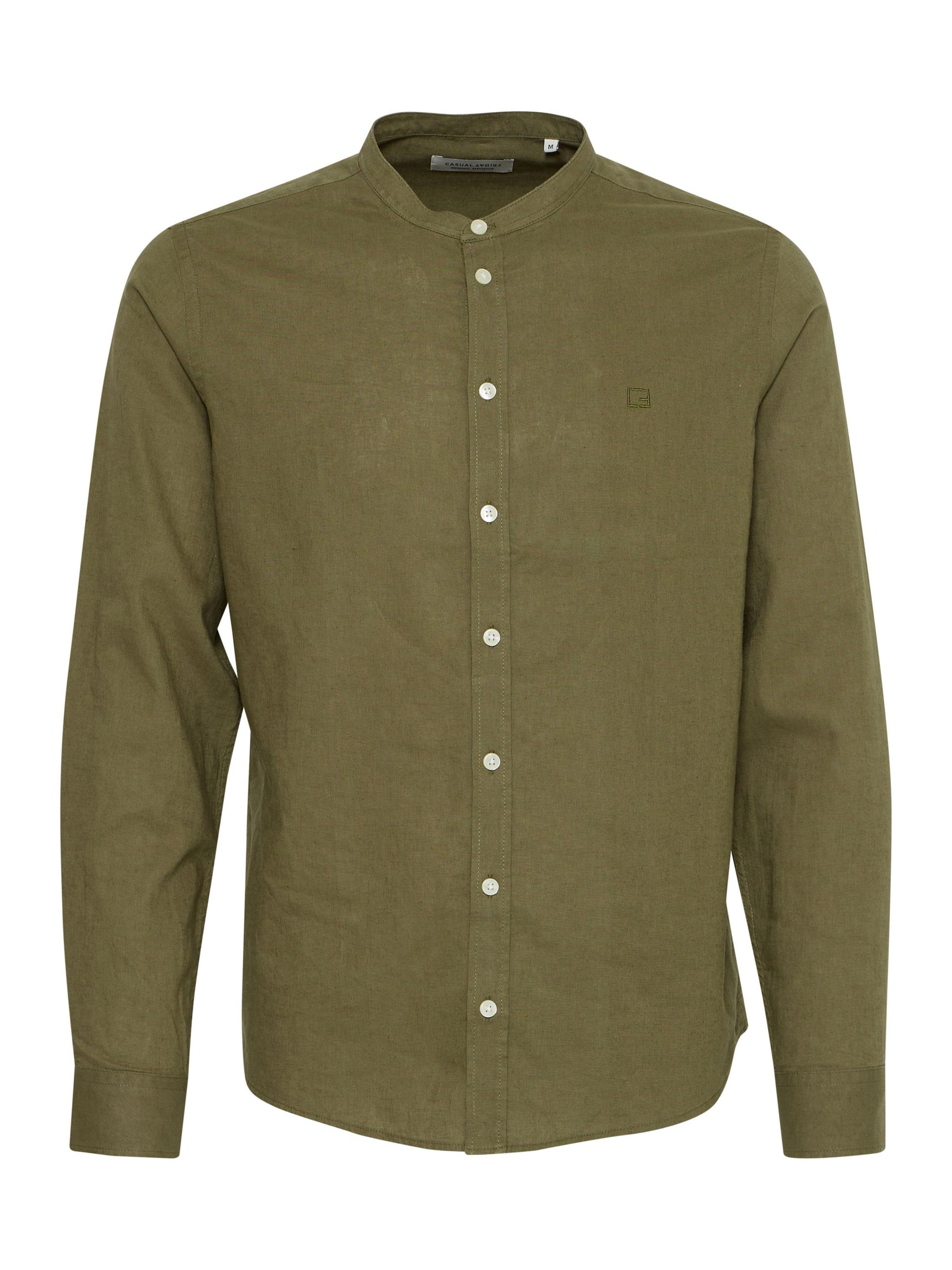 Casual Friday Overhemd ' CFAnton ' in Groen: voorkant