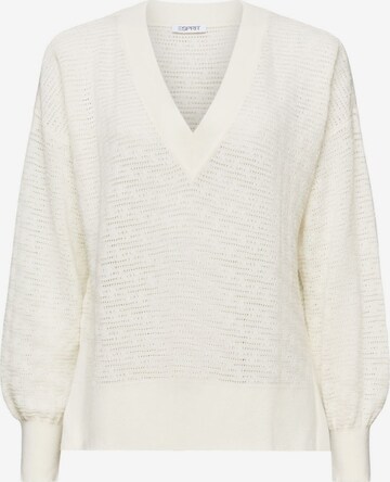 Pull-over ESPRIT en blanc : devant