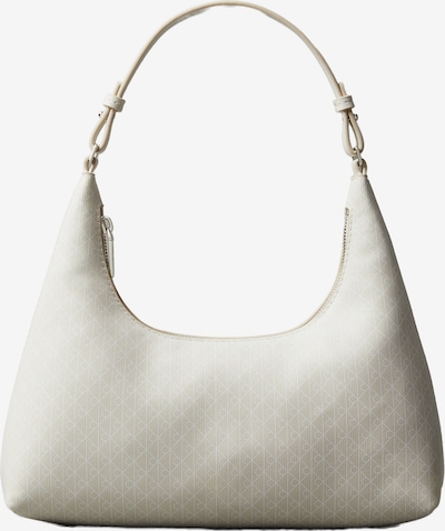 Calvin Klein Torba za na rame u bež / bijela, Pregled proizvoda