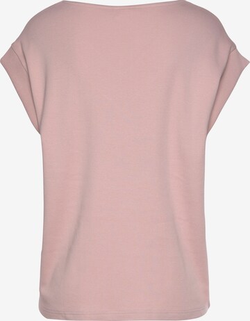 BENCH Μπλούζα φούτερ σε ροζ