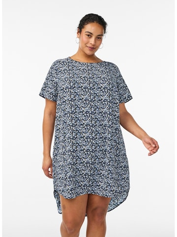 Abito 'Caanni' di Zizzi in blu: frontale