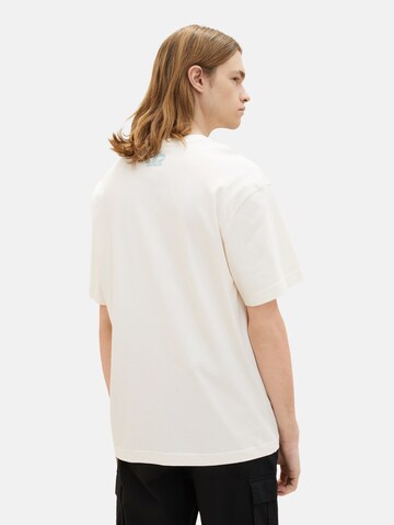 TOM TAILOR DENIM T-Shirt in Weiß