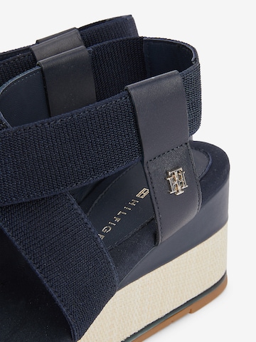 Sandales à lanières TOMMY HILFIGER en bleu