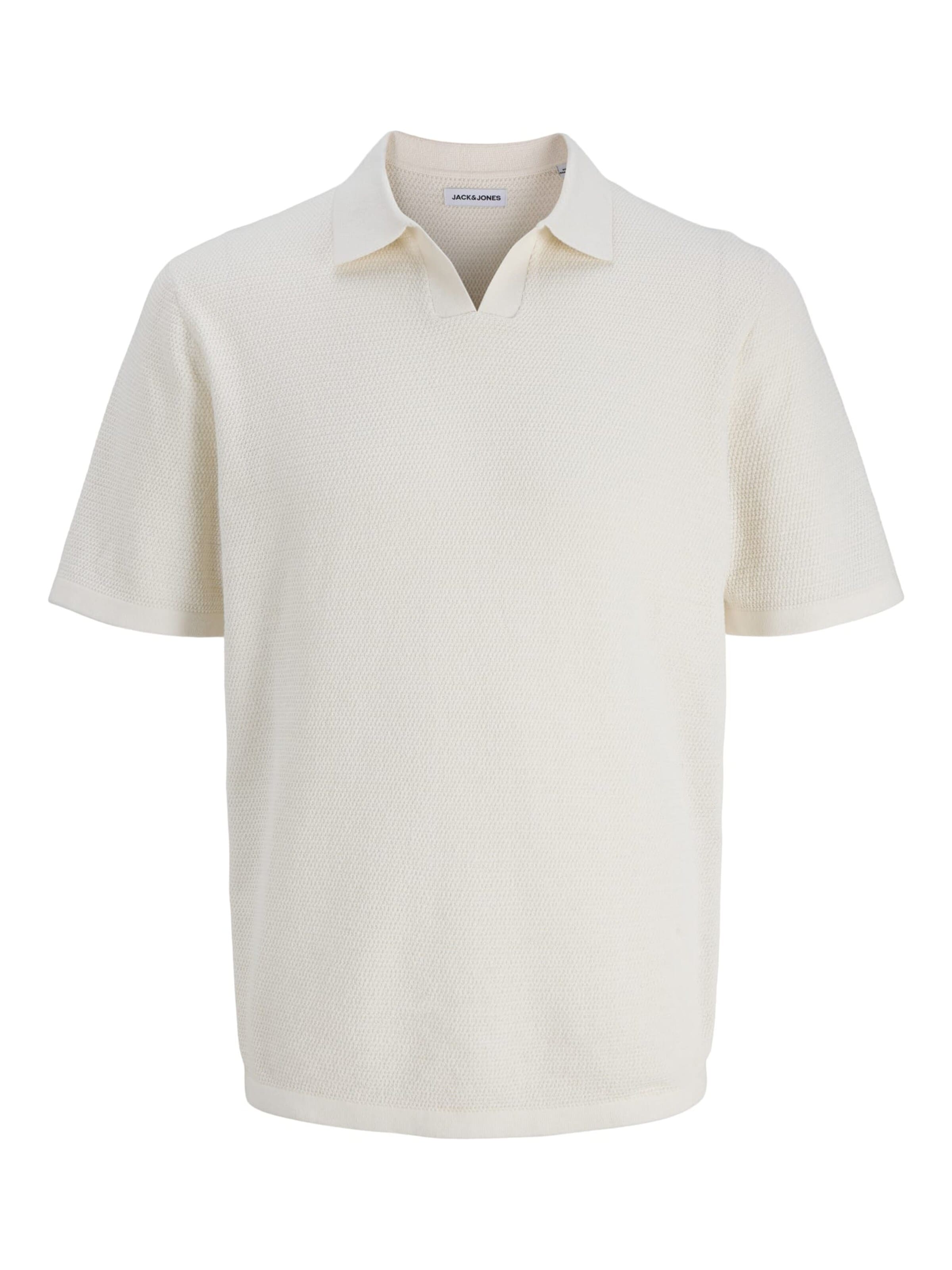JACK & JONES Tricot 'George' in Wit: voorkant