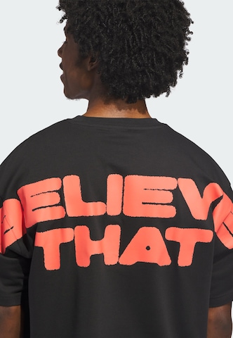 ADIDAS PERFORMANCE Funktionsshirt 'Anthony Edwards Believe That' in Schwarz