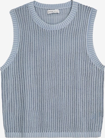 T-Shirt Bershka en bleu : devant