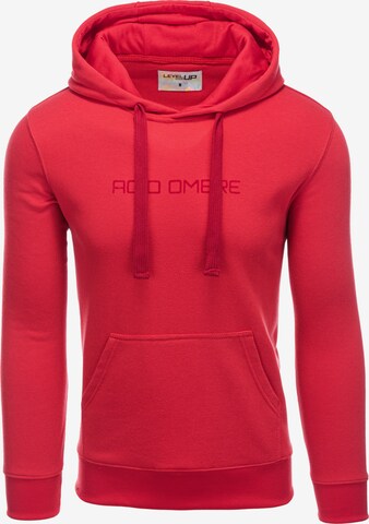 Ombre Sweatshirt 'B1351' in Red: front