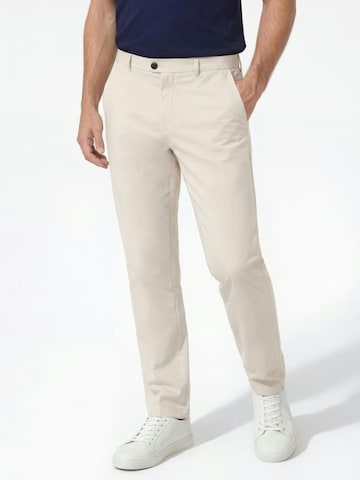 Hiltl Slim fit Chino Pants 'Turnberry - Revolution Function' in Beige
