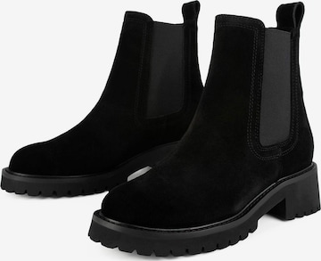L37 HANDMADE SHOES Enkellaarsje 'FROM THE BEST' in Zwart: voorkant