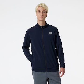 Veste de sport new balance en bleu : devant