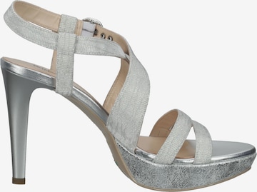 Nero Giardini Strap Sandals in Silver