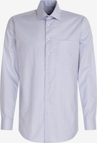 Coupe regular Chemise business SEIDENSTICKER en bleu : devant