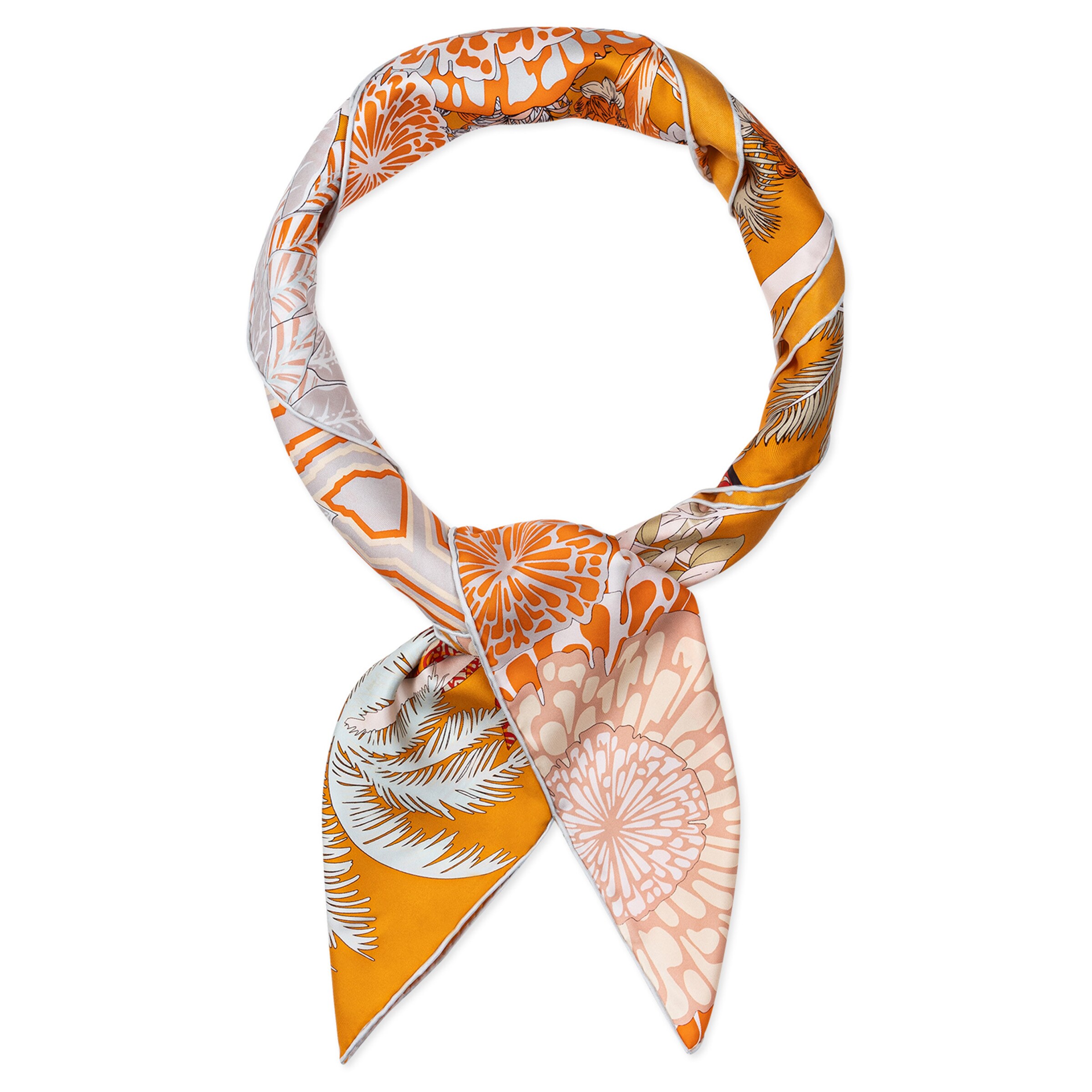 Foulard 'LEOPARD CAMOUFLAGE' di Roeckl in beige
