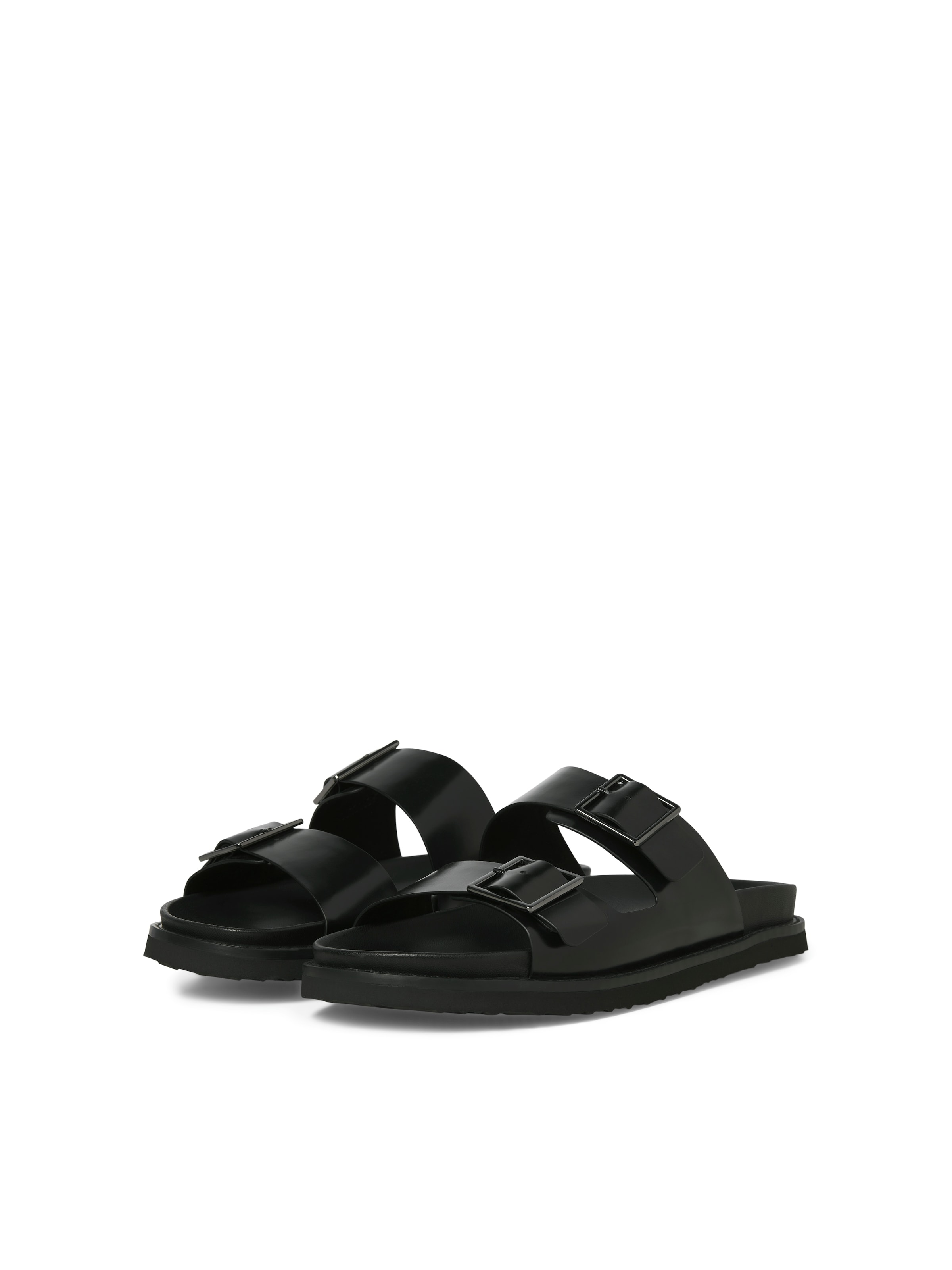 JACK & JONES Pantolette 'JFWMORALLI' in Schwarz