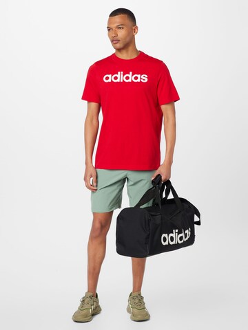 T-Shirt fonctionnel 'Essentials' ADIDAS SPORTSWEAR en rouge