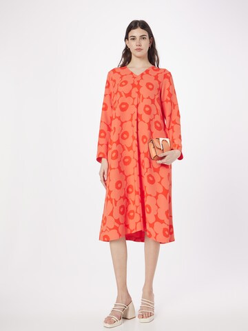 Marimekko - Vestido 'Emmakaisa Unikko' em vermelho