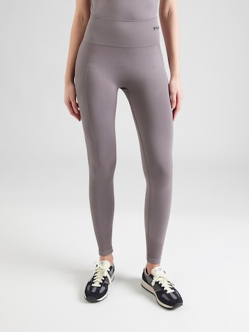 Hummel Skinny Športne hlače 'Tif' | siva barva: sprednja stran