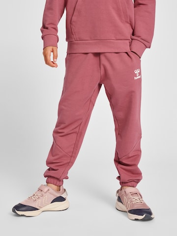 Hummel Tapered Pants in Pink: front