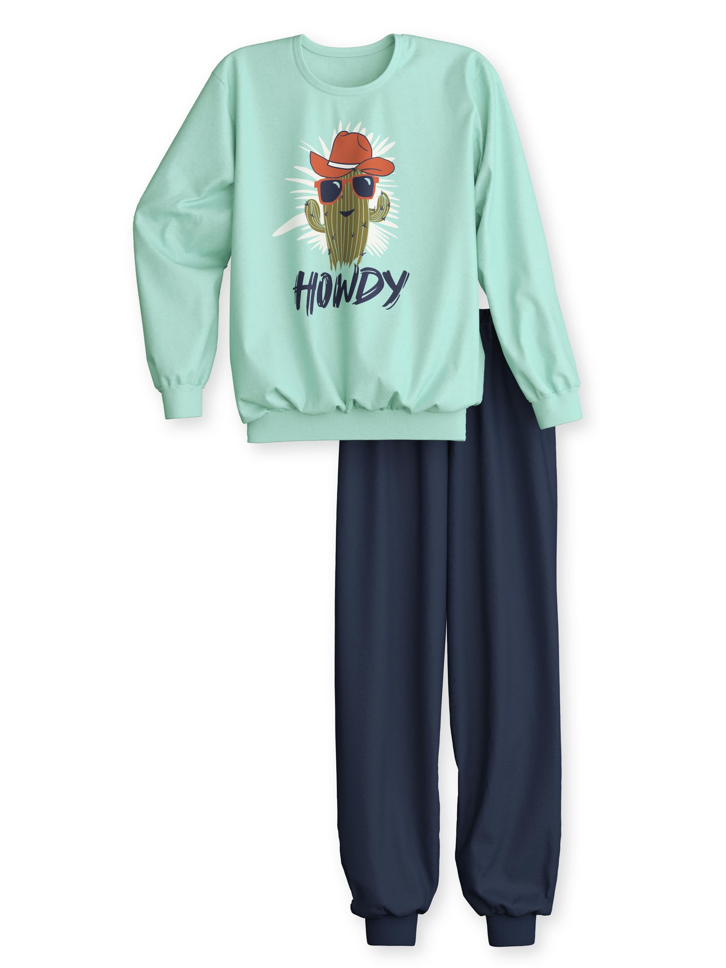 CALIDA Pajamas 'Kids Adventure' in Blue: front