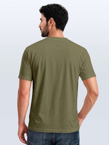 Neverless Shirt 'Walross' in Green