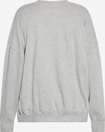swirly Sweatshirt in Grau