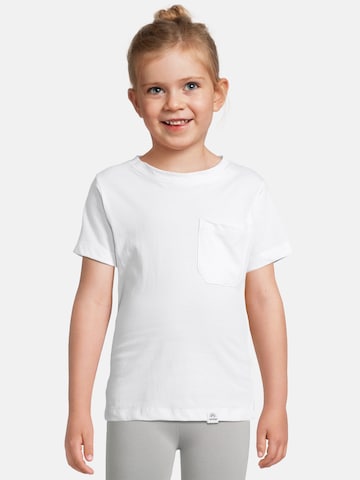 T-Shirt New Life en blanc : devant