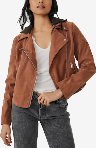 Free People Between-season jacket 'HARRIETT' in Brown: front