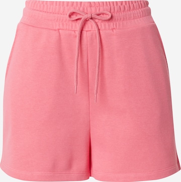 PIECES Shorts 'CHILLI' in Pink: predná strana