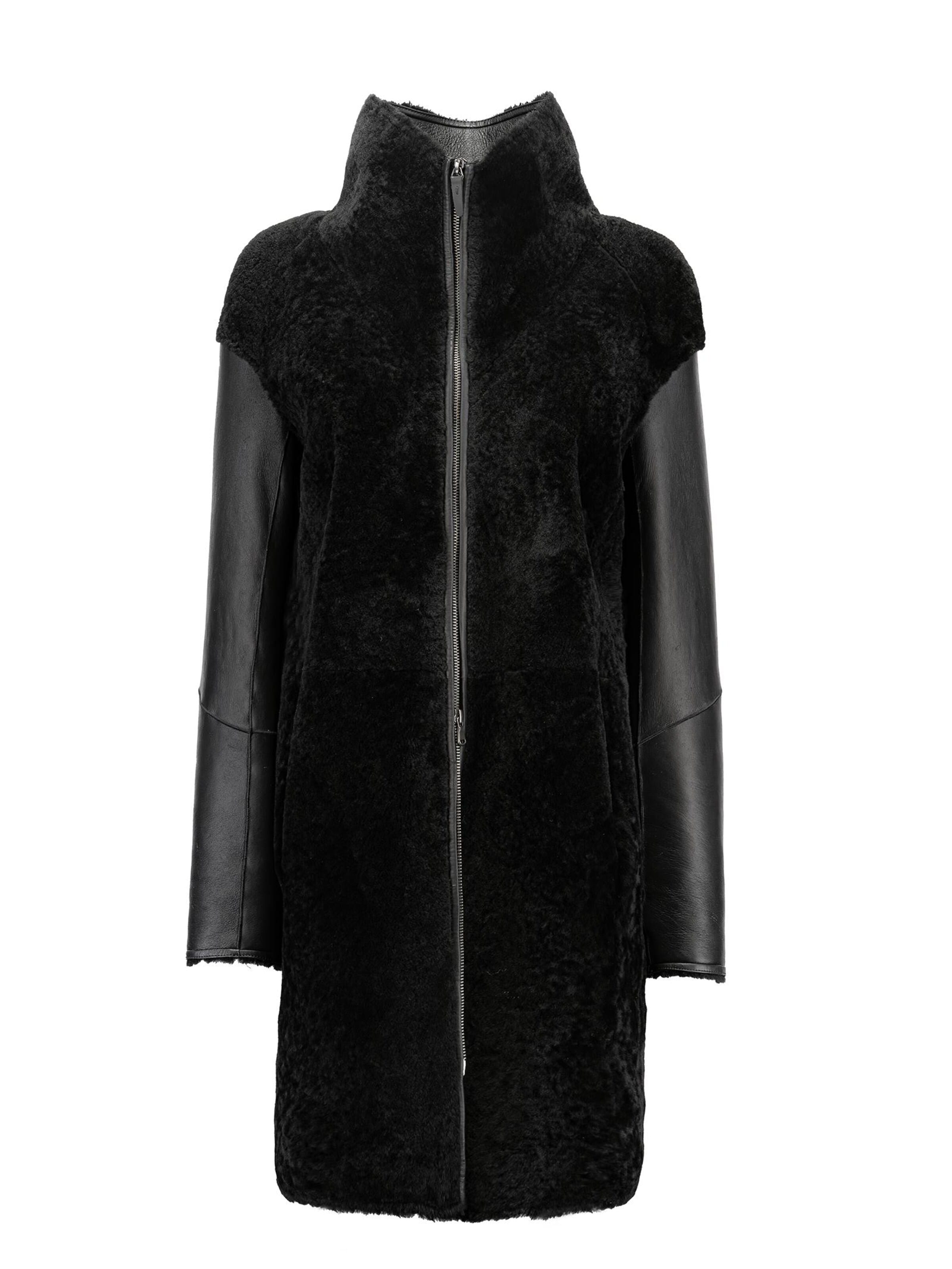 VESPUCCI BY VSP Winter coat 'July' in Black: front
